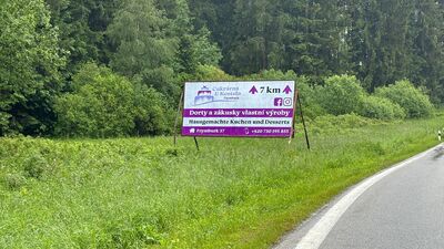 kliknutím zvětšíte II/163 - u Černé v Pošumaví (směr Milná)