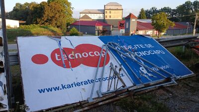 kliknutím zvětšíte II/164 v km 0,650, Otín