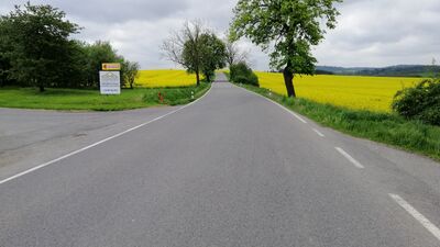 kliknutím zvětšíte III/1219 u kř. MK Krašovice