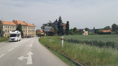 kliknutím zvětšíte III/1404 příjezd do Protivína